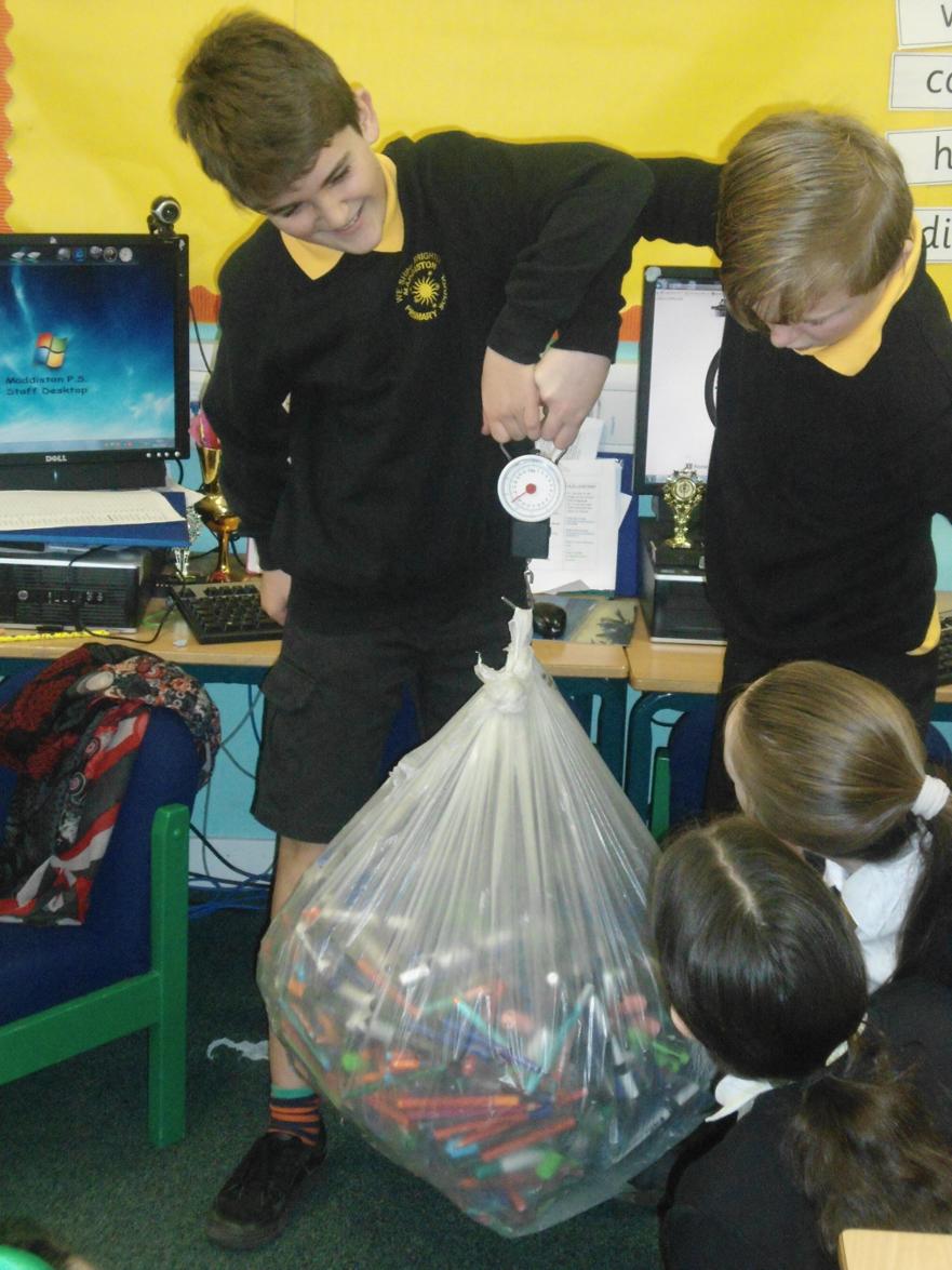 Weighing pens to go to TerraCycle